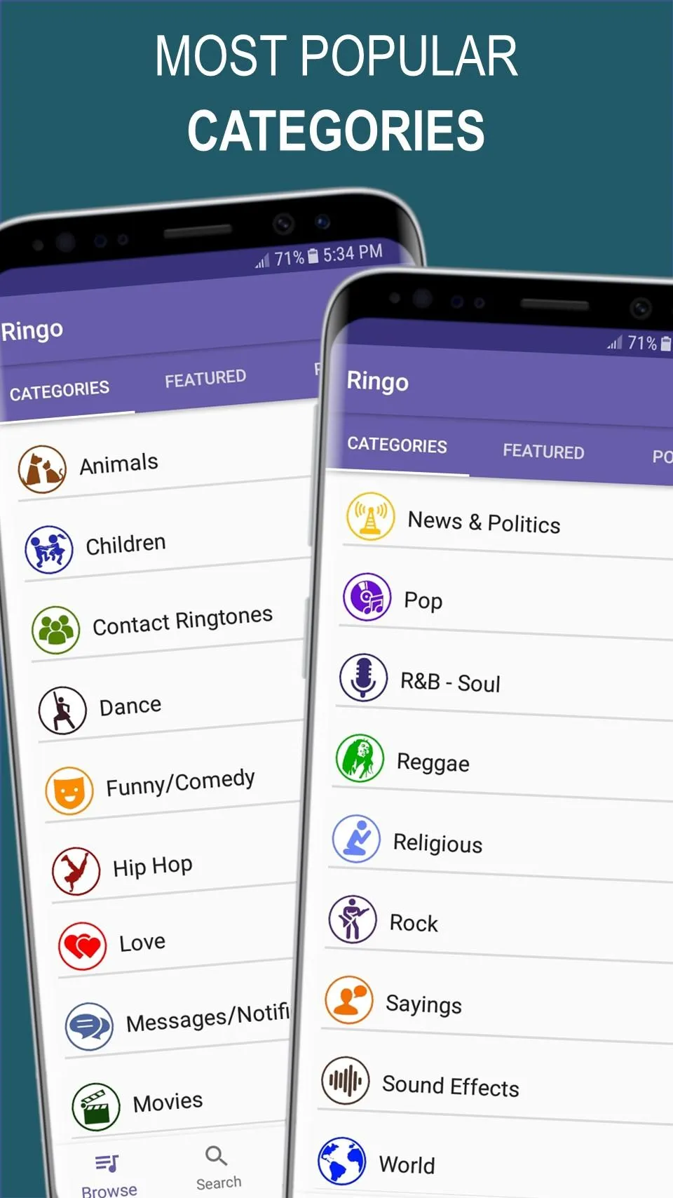 Ringo Ringtones Notifications | Indus Appstore | Screenshot