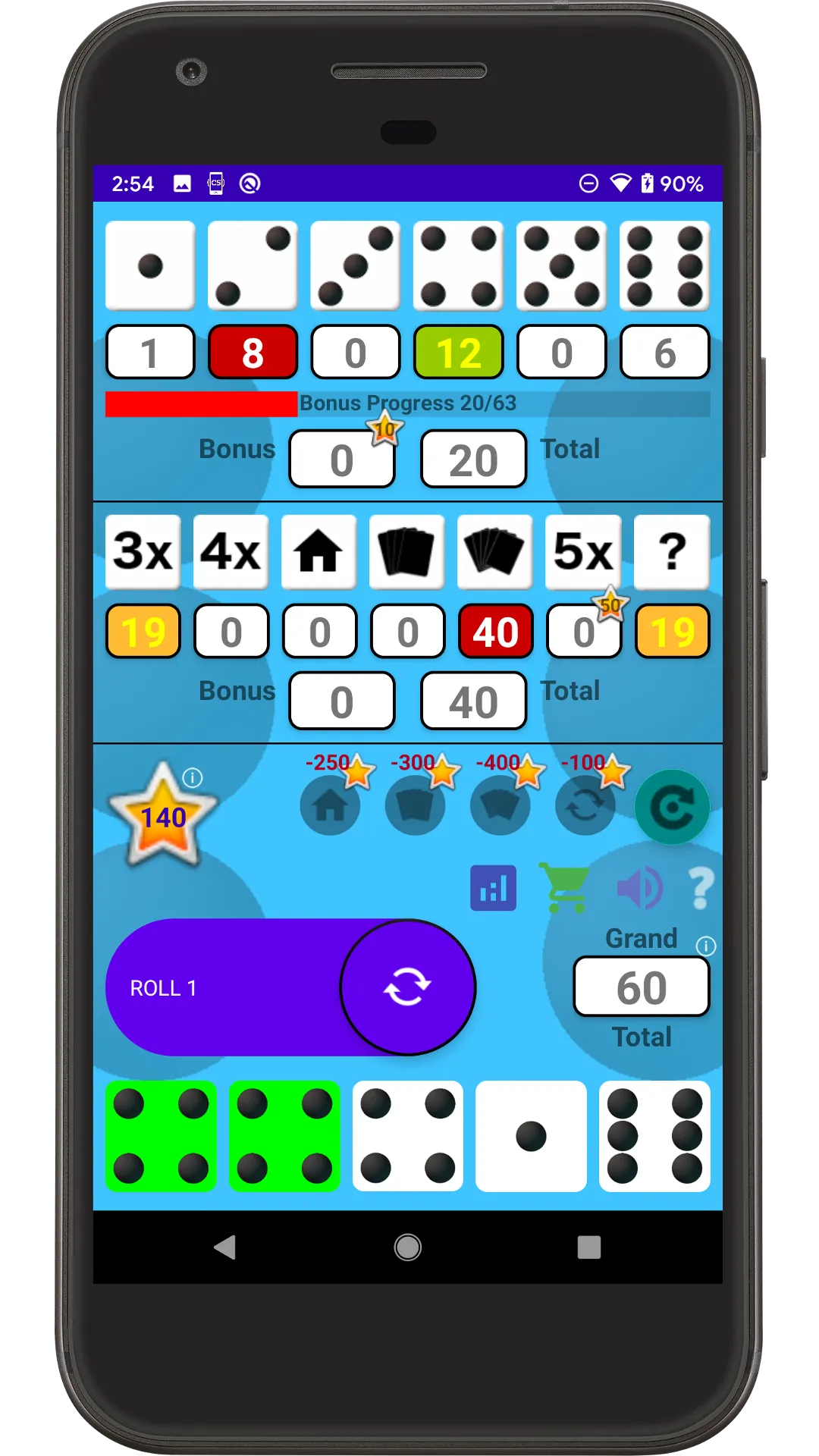 Five Dice Stars | Indus Appstore | Screenshot