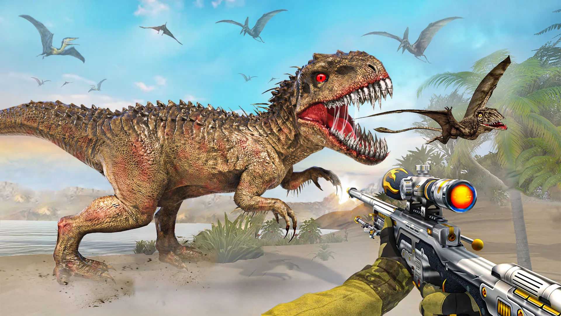 Wild Dino Shooting Gun Games | Indus Appstore | Screenshot