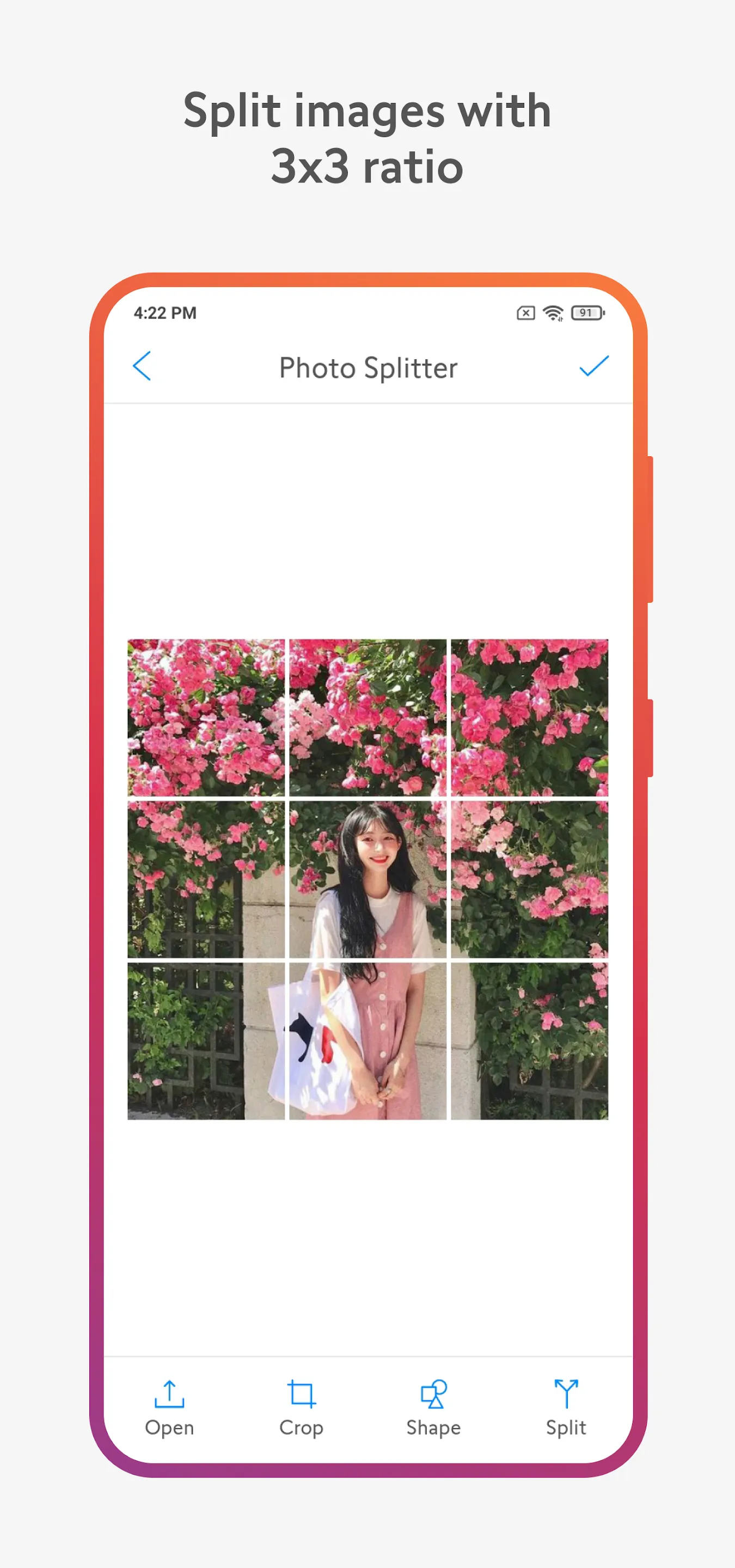 Photo Splitter - Grid Maker | Indus Appstore | Screenshot