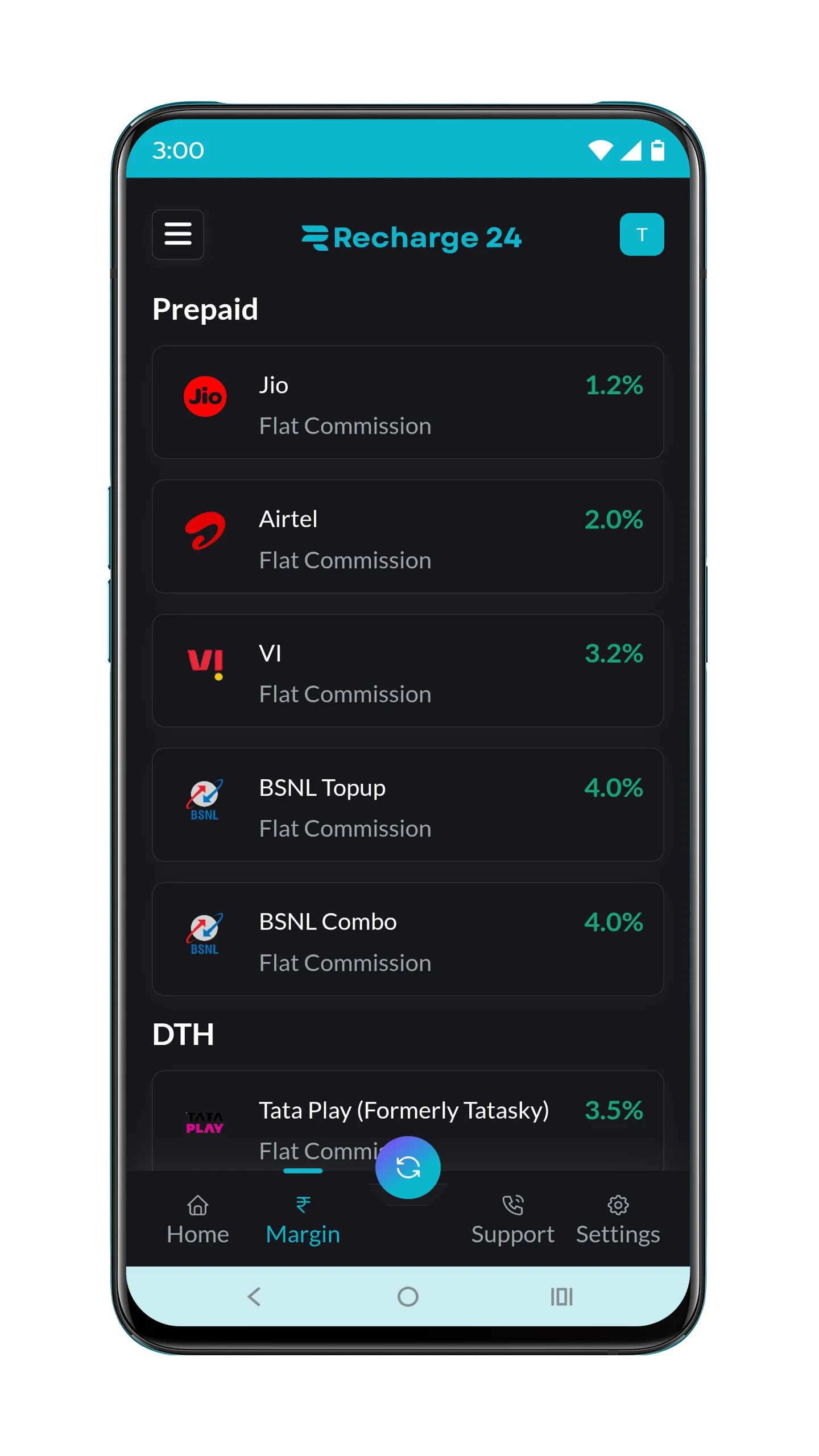 Recharge24 Commission App | Indus Appstore | Screenshot
