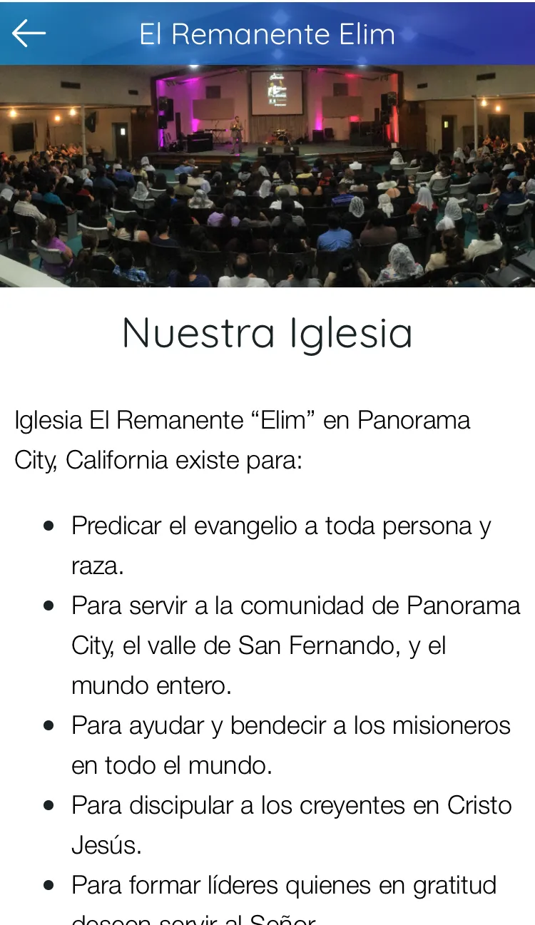 Iglesia El Remanente Elim | Indus Appstore | Screenshot