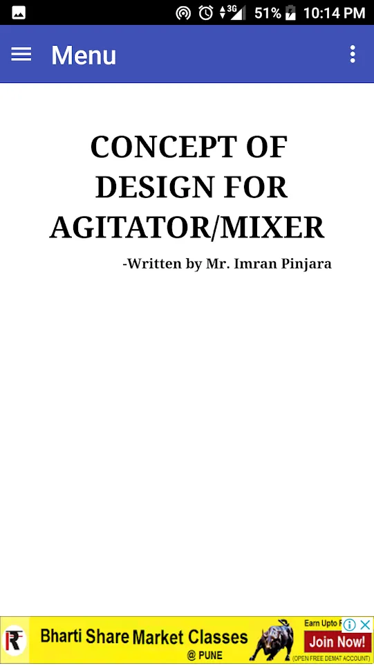 Agitator Design eBook | Indus Appstore | Screenshot