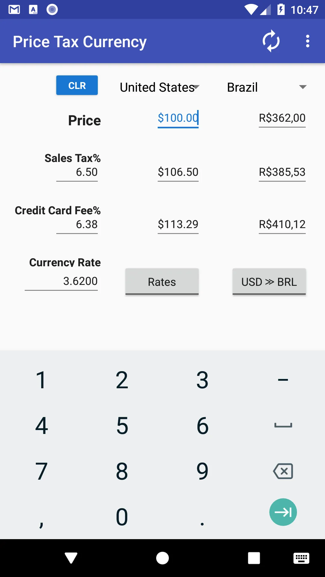 Price Tax Currency | Indus Appstore | Screenshot