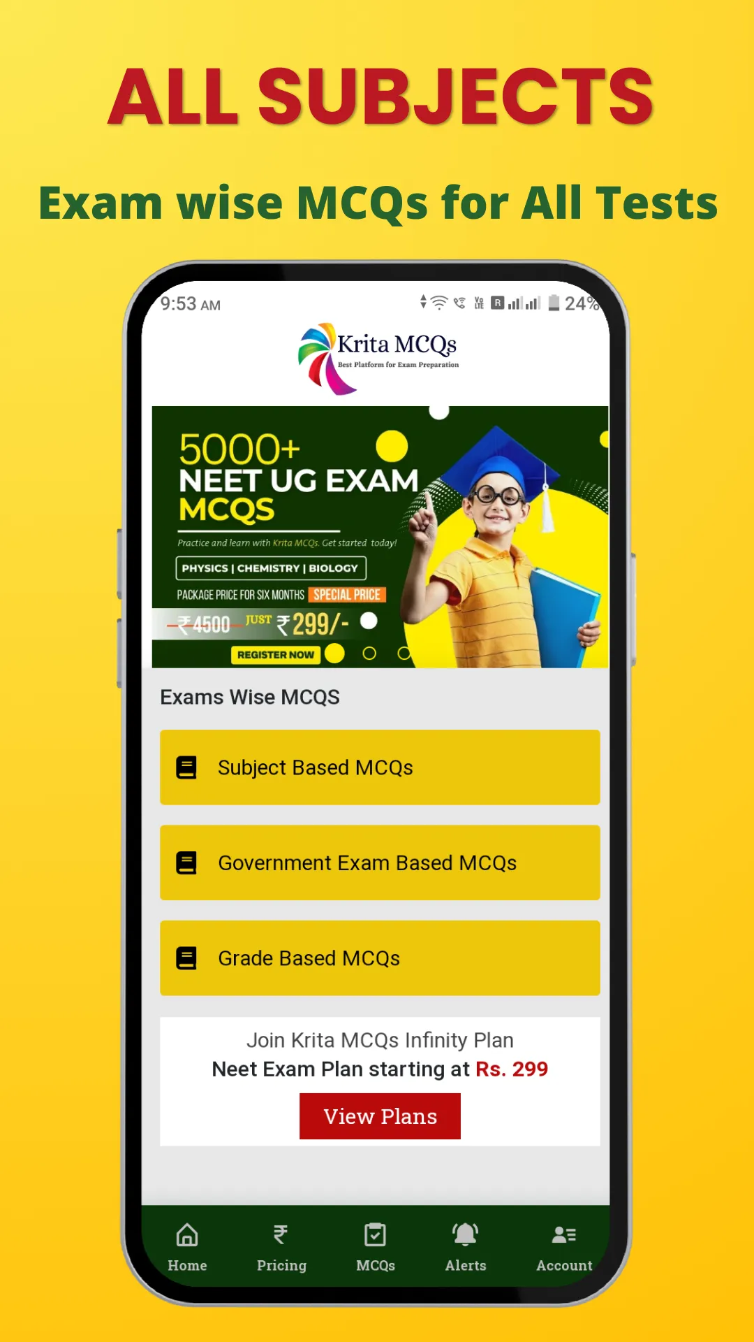 Krita MCQs - NEET UG MCQs | Indus Appstore | Screenshot