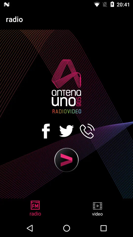 Antena Uno | Indus Appstore | Screenshot