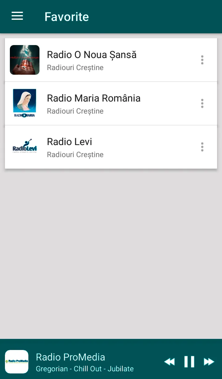 Radiouri creștine | Indus Appstore | Screenshot