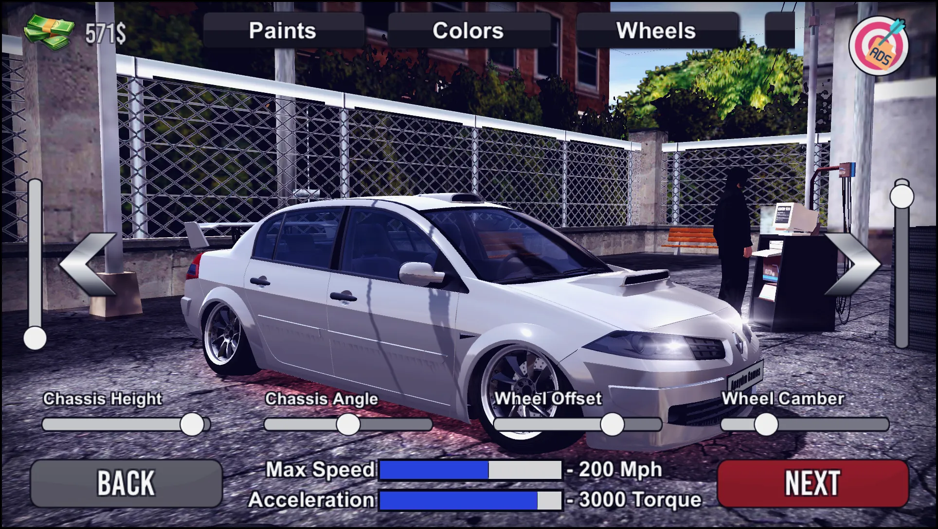 Megane Drift Simulator | Indus Appstore | Screenshot