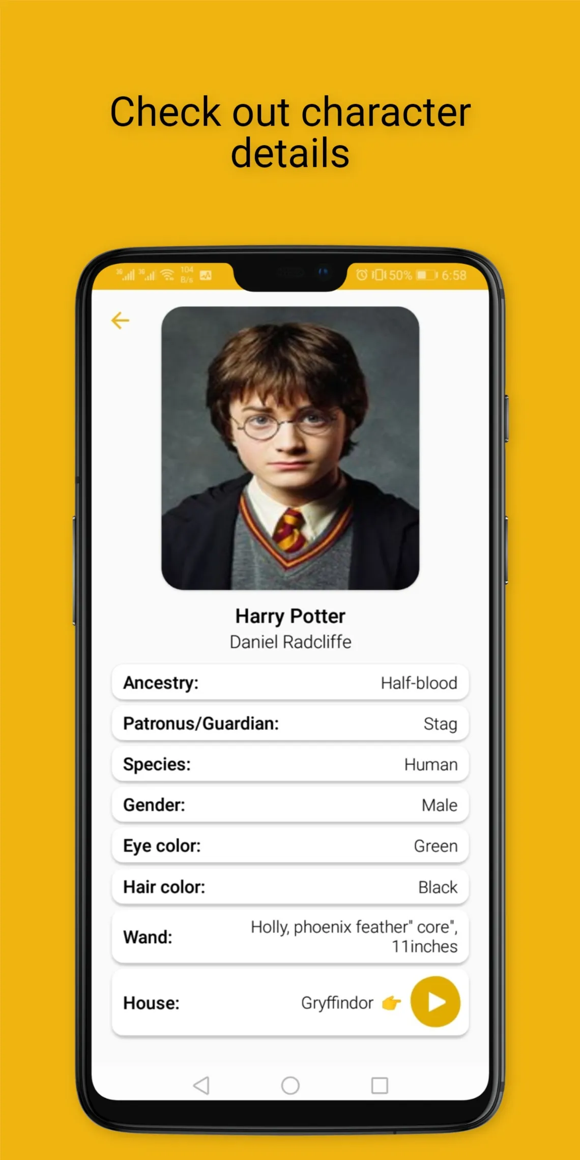 HP Characters App | Indus Appstore | Screenshot