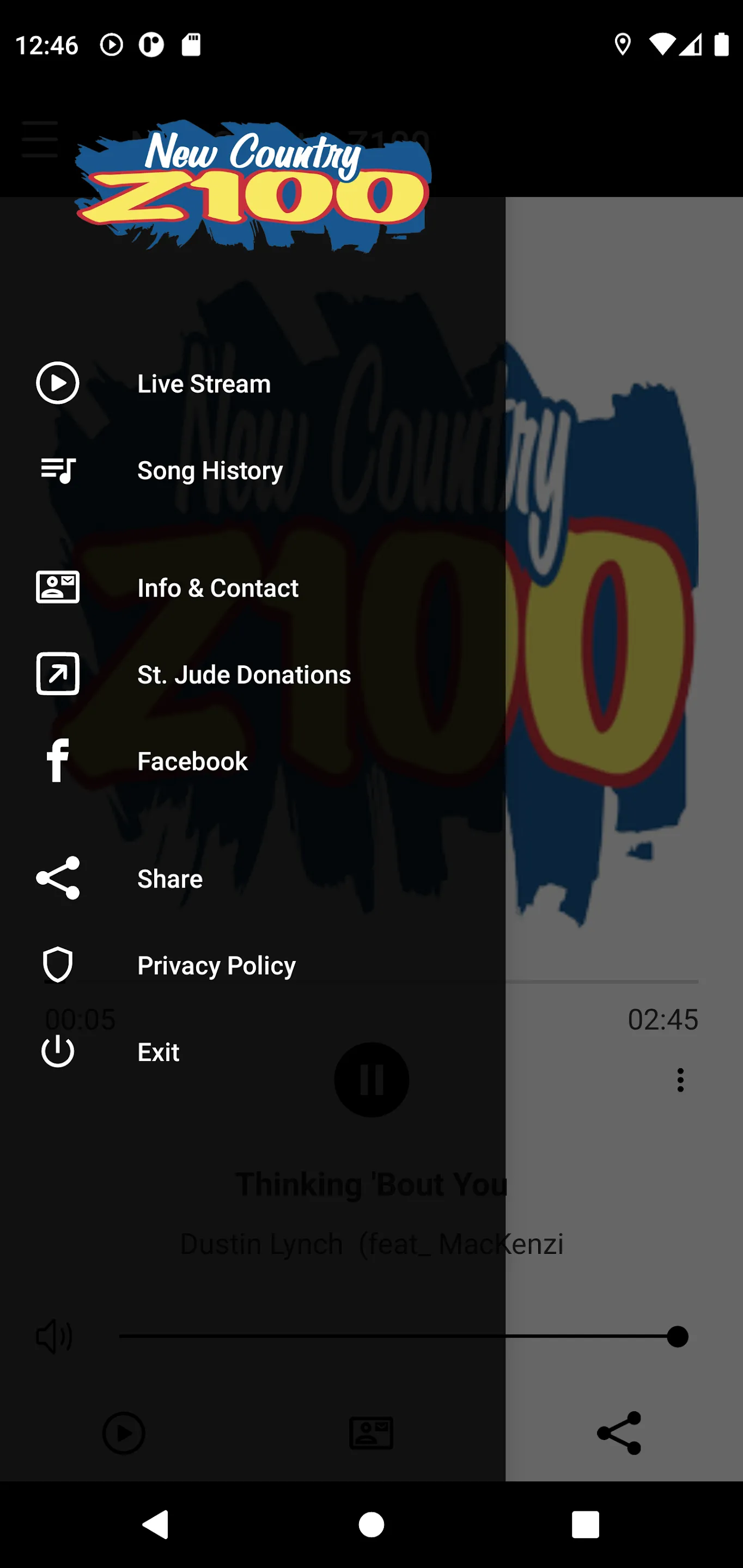 New Country Z100 | Indus Appstore | Screenshot