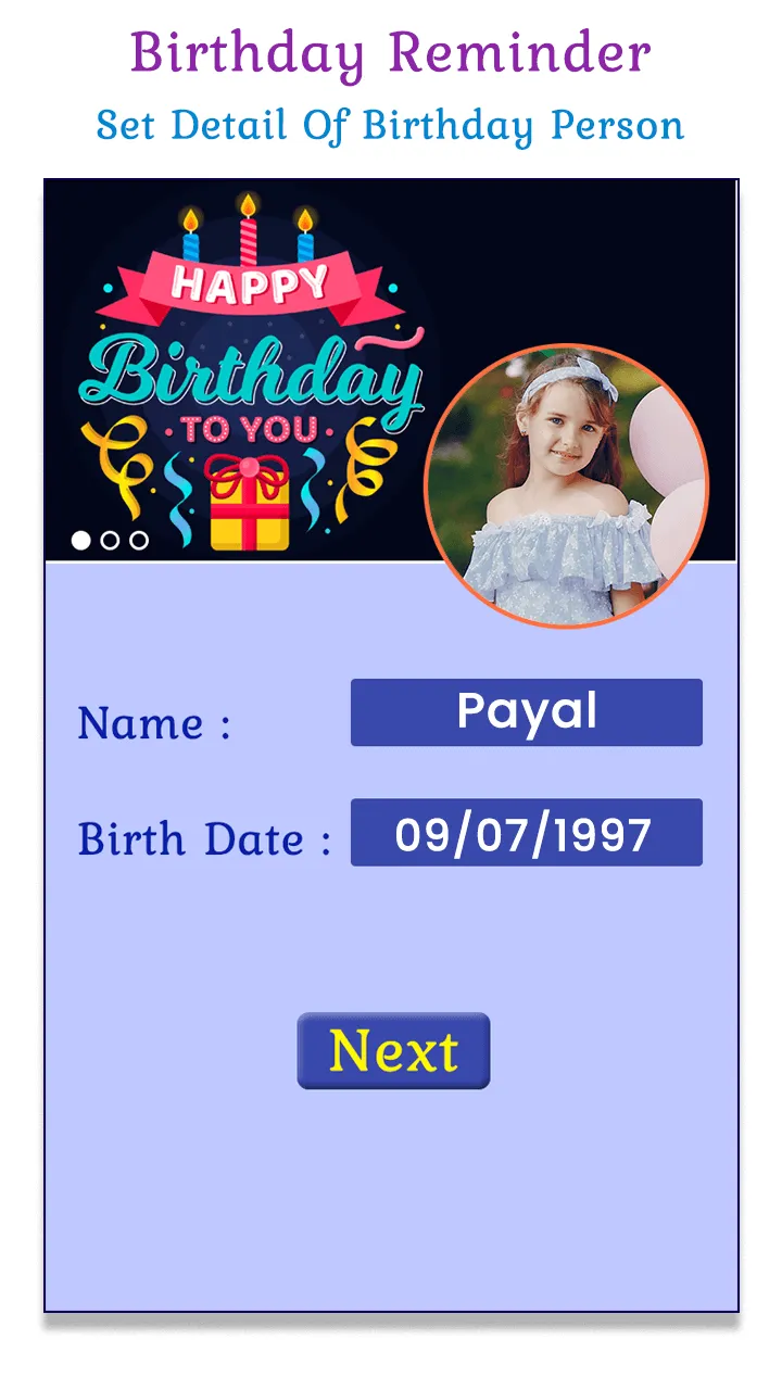 Birthday Reminder & Age Calc | Indus Appstore | Screenshot