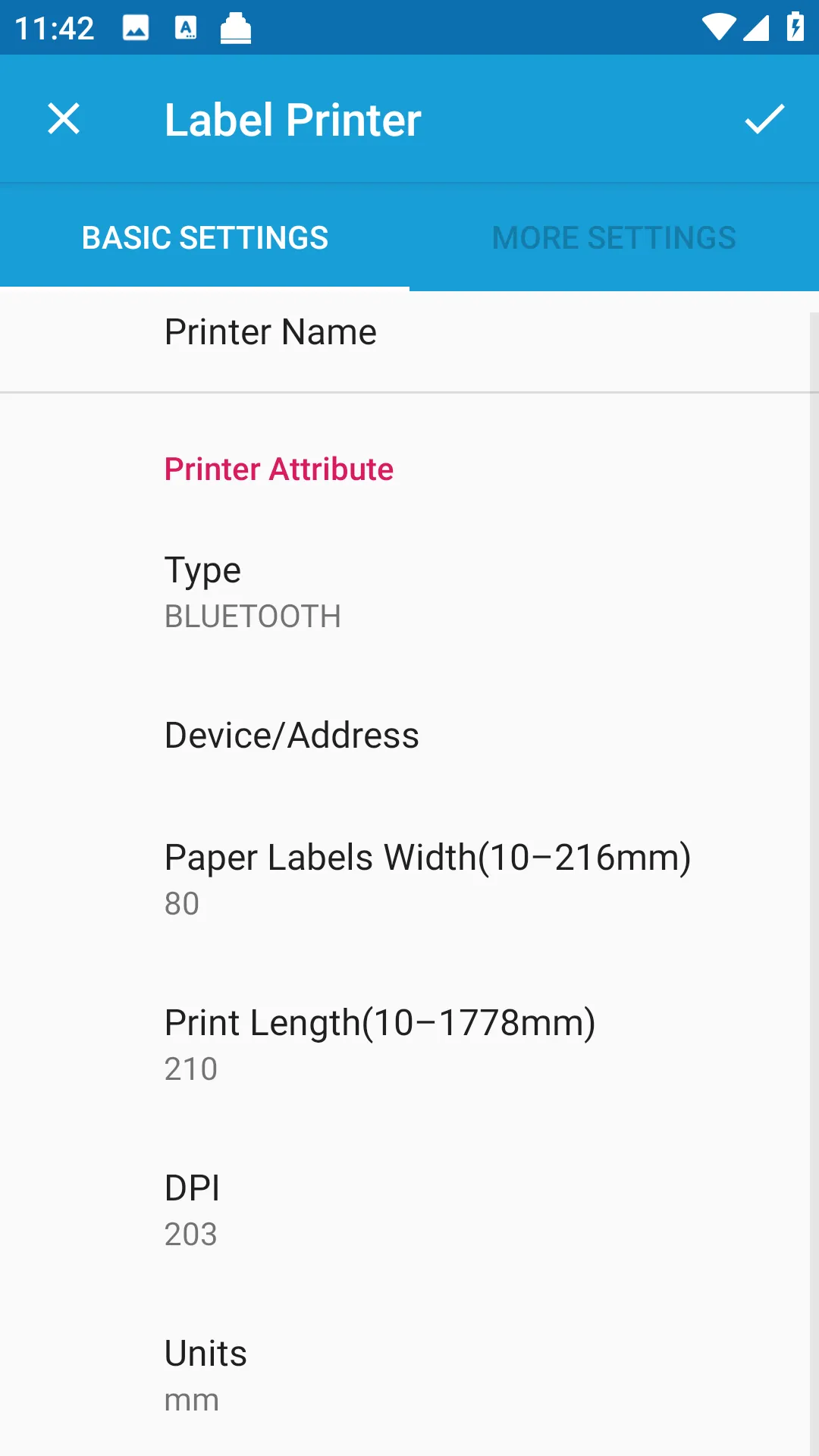 Label Printer | Indus Appstore | Screenshot