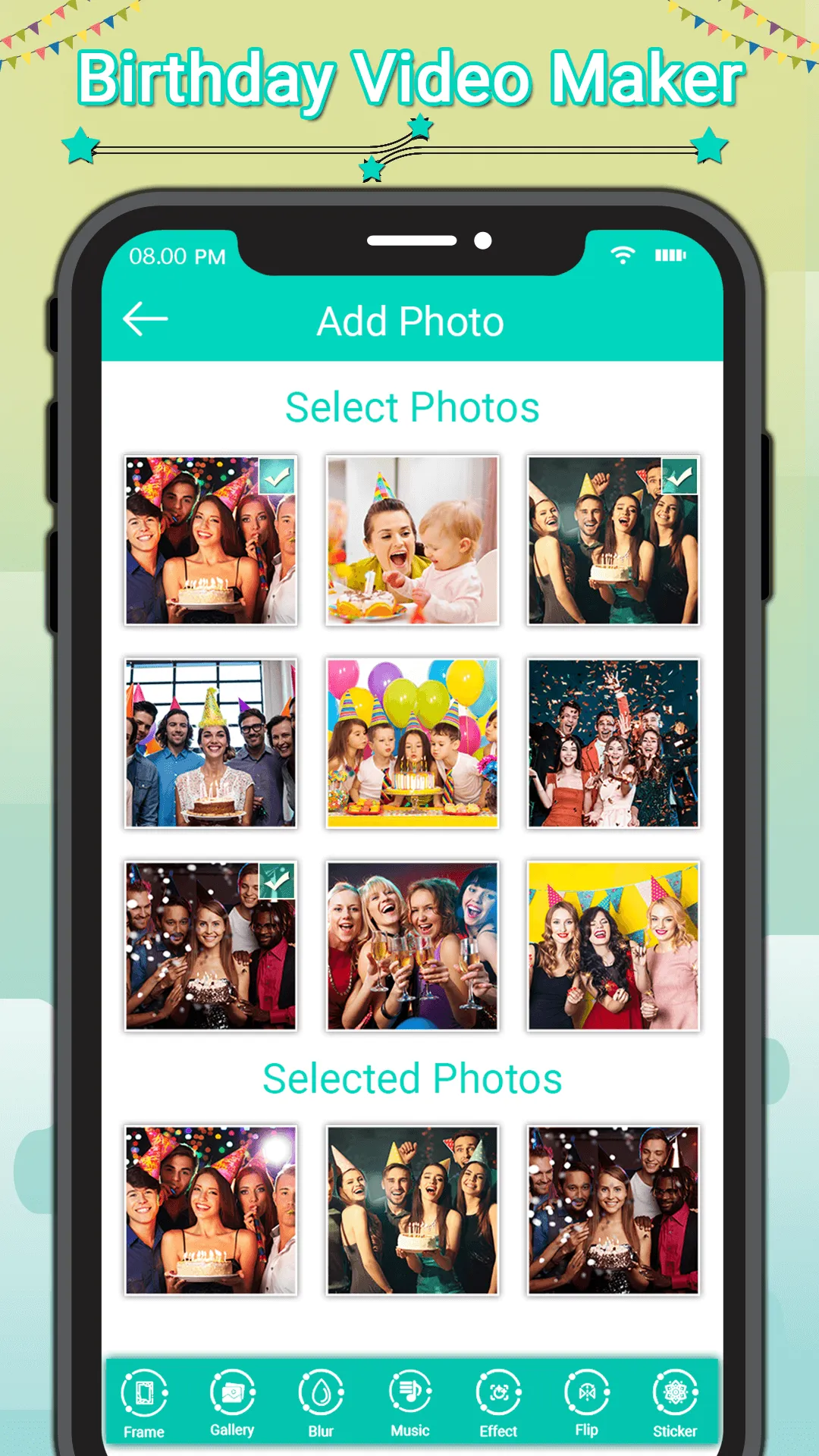 Birthday Photo Video Maker | Indus Appstore | Screenshot