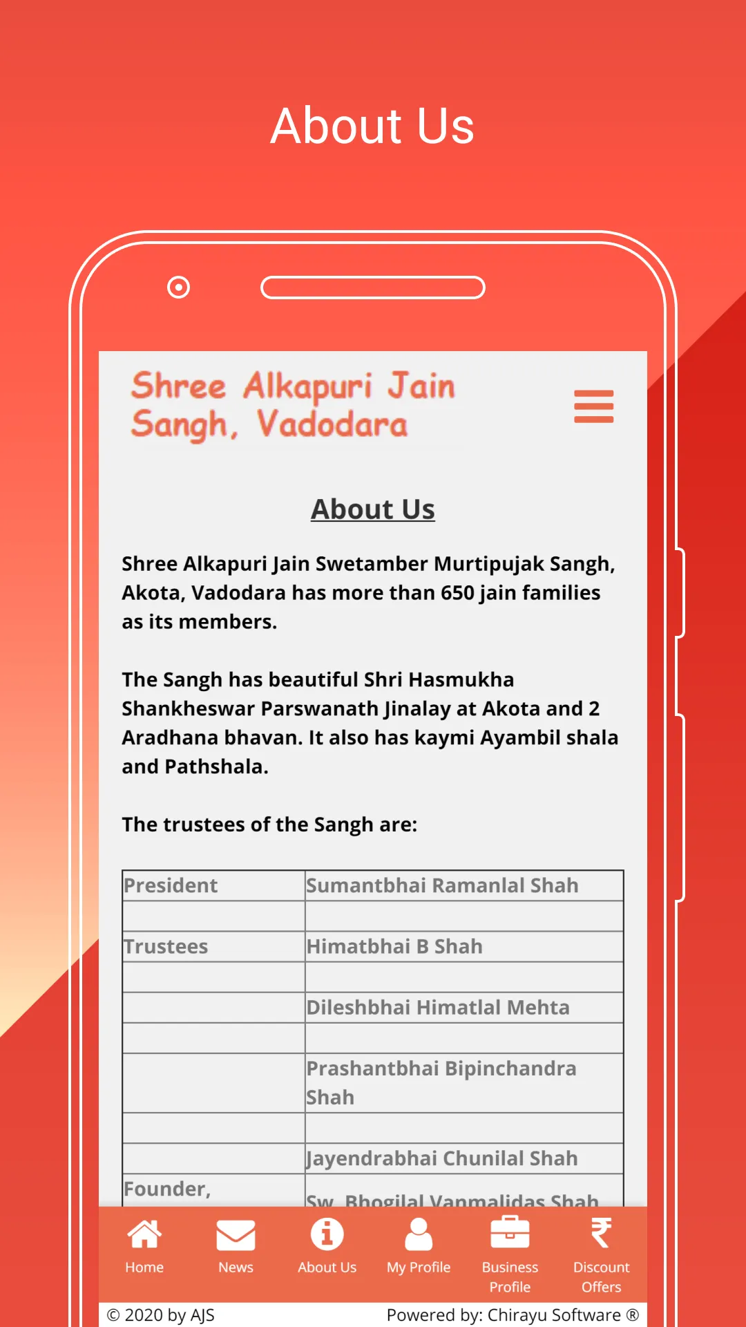 Shree Alkapuri Jain Sangh, Vad | Indus Appstore | Screenshot