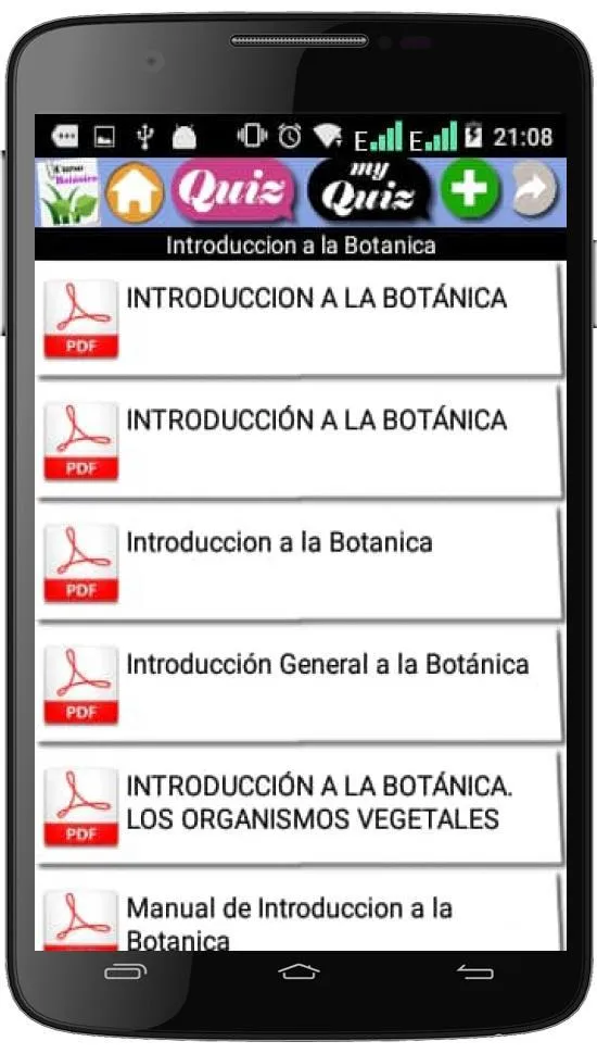 Curso Botánico | Indus Appstore | Screenshot