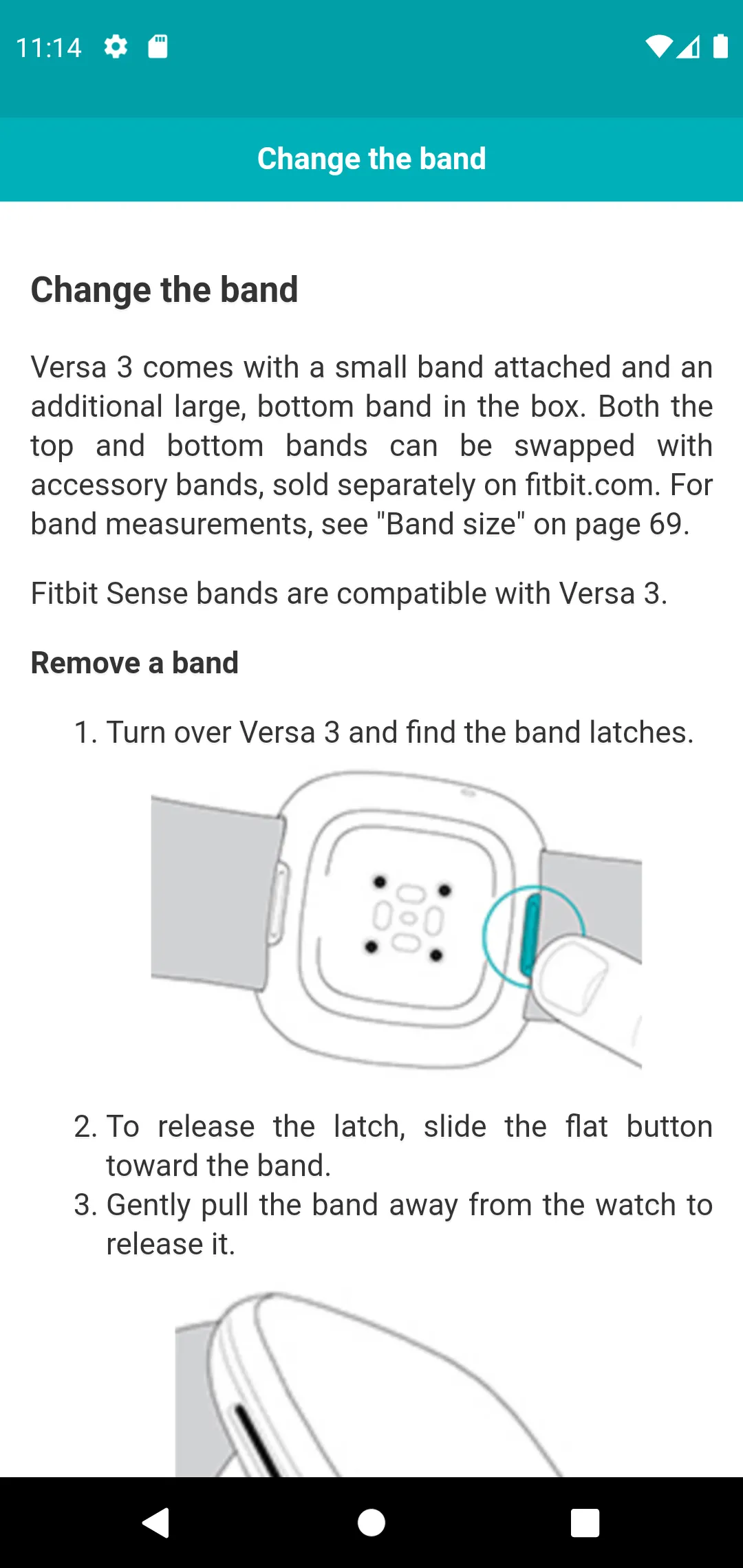 User guide for Fitbit Versa 3 | Indus Appstore | Screenshot