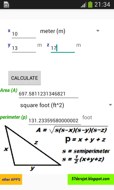 Area, Perimeter, Circumference | Indus Appstore | Screenshot