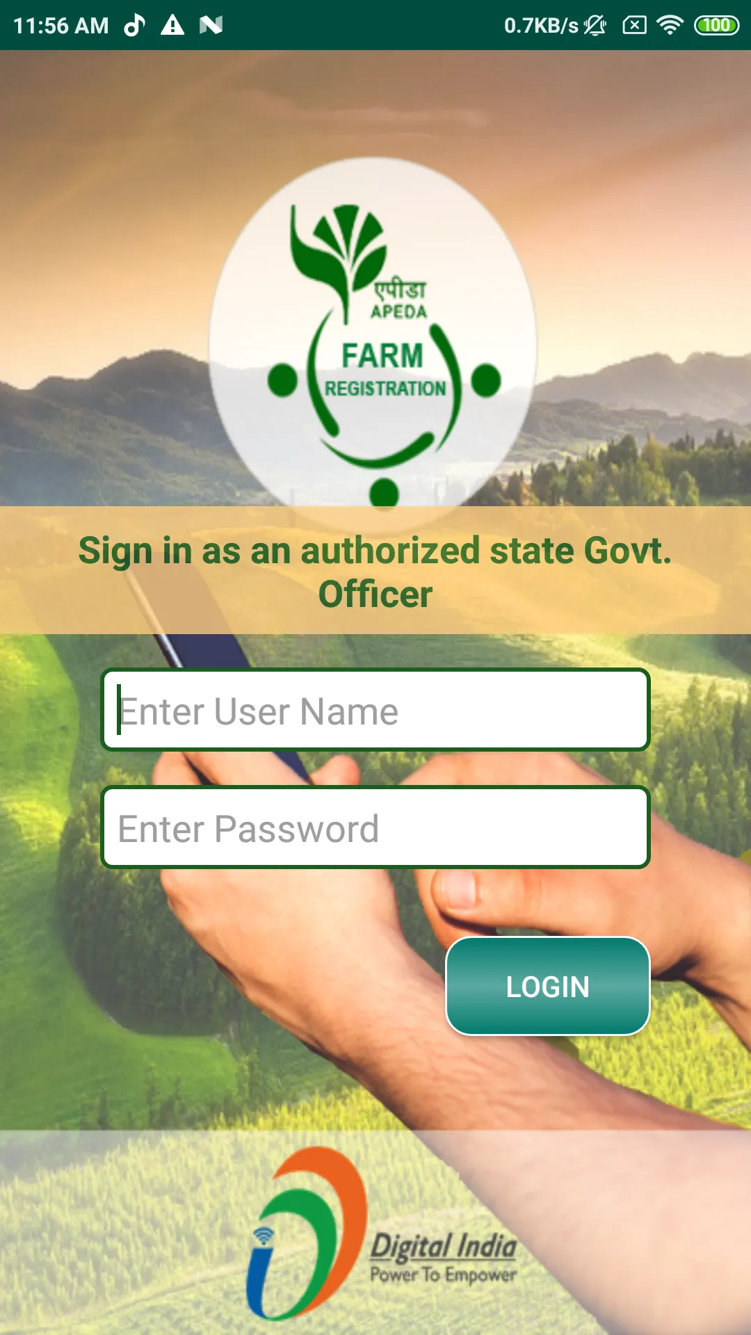 Farm Registration | Indus Appstore | Screenshot