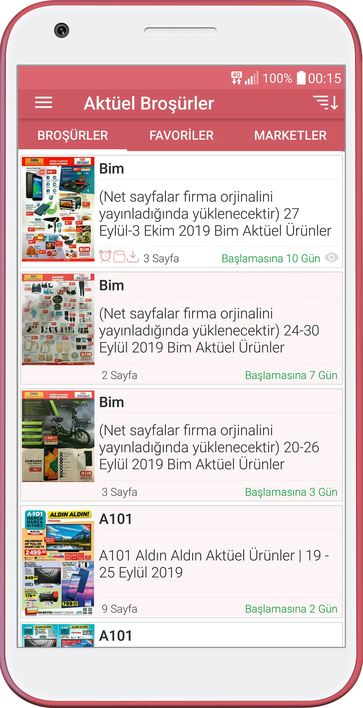 Bim,A101,Şok Market Broşürleri | Indus Appstore | Screenshot