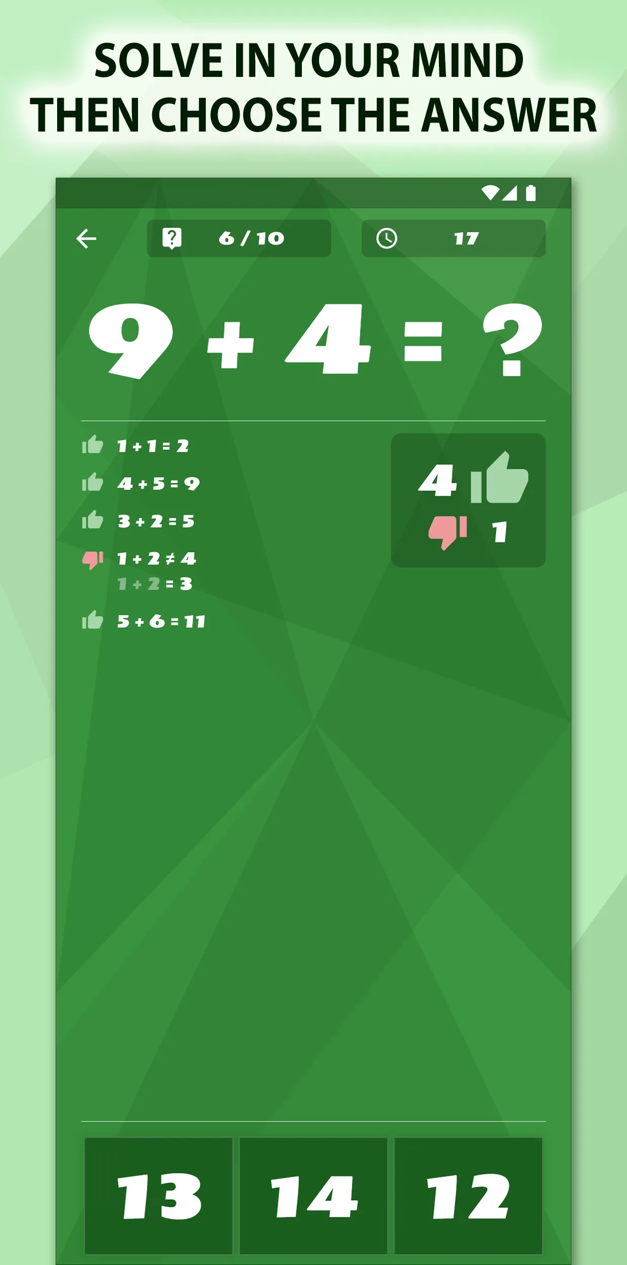 Math: mental arithmetic | Indus Appstore | Screenshot