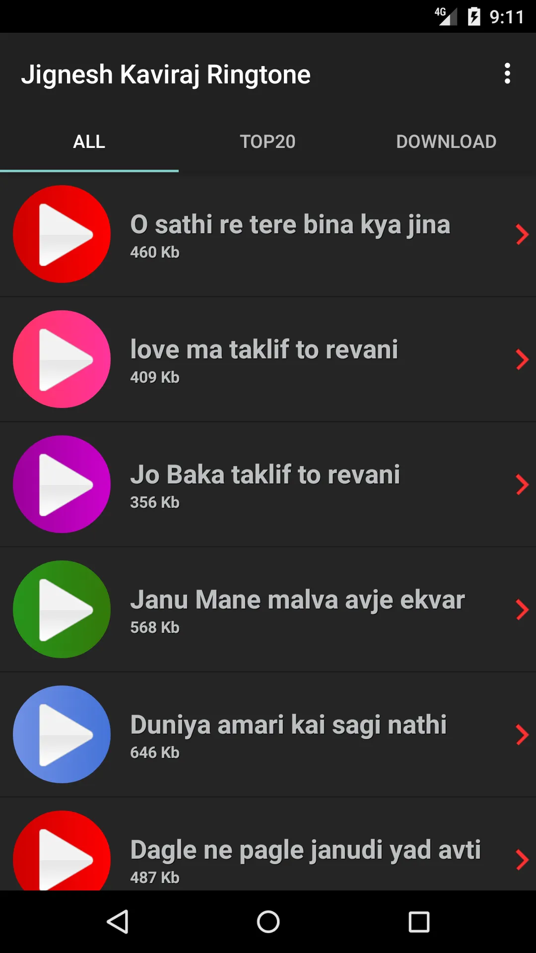 Best Jignesh Kaviraj Ringtone | Indus Appstore | Screenshot