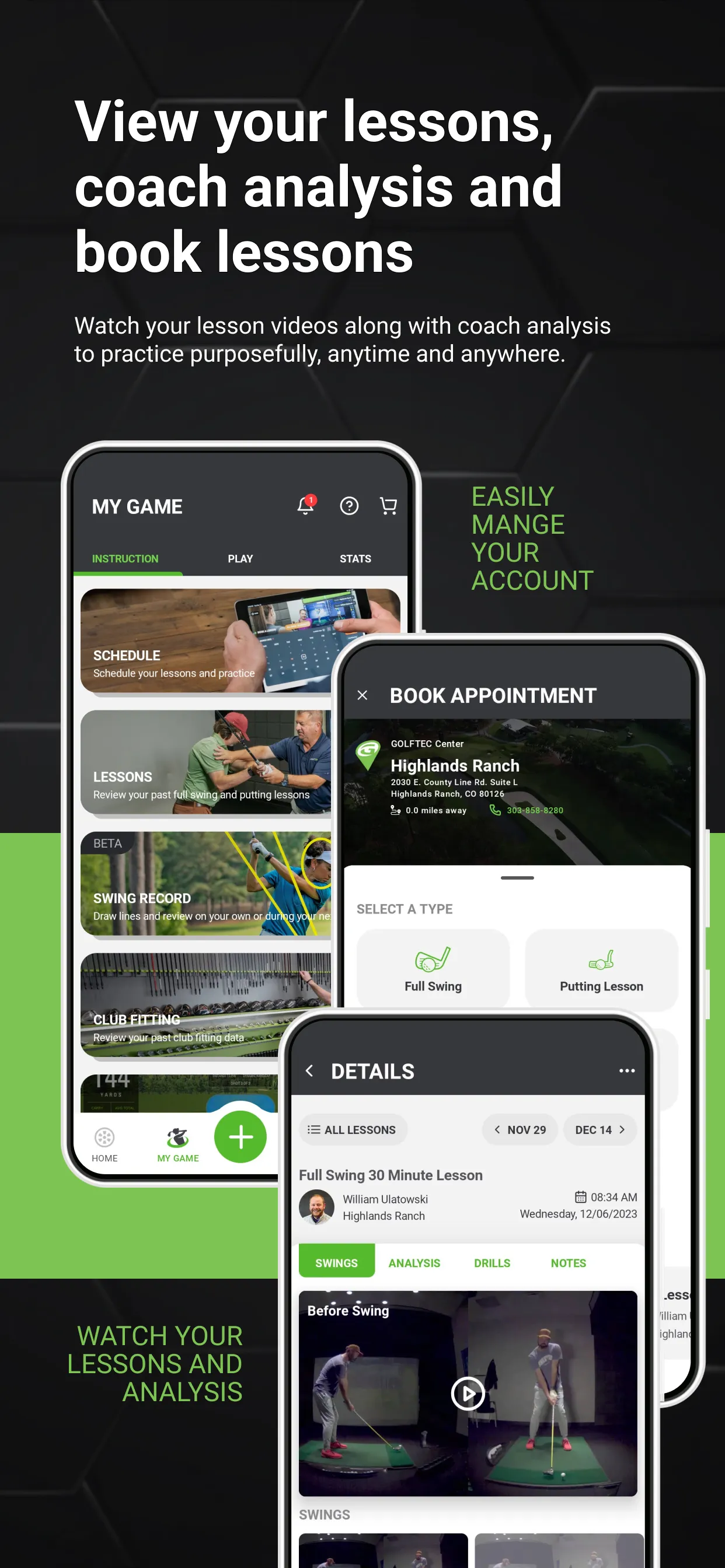 GOLFTEC | Indus Appstore | Screenshot