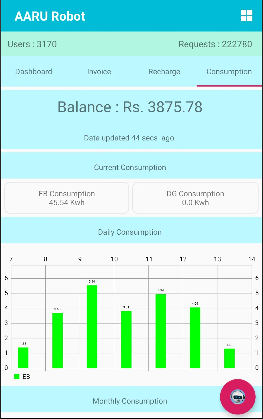 AARU Robot-A conversational In | Indus Appstore | Screenshot