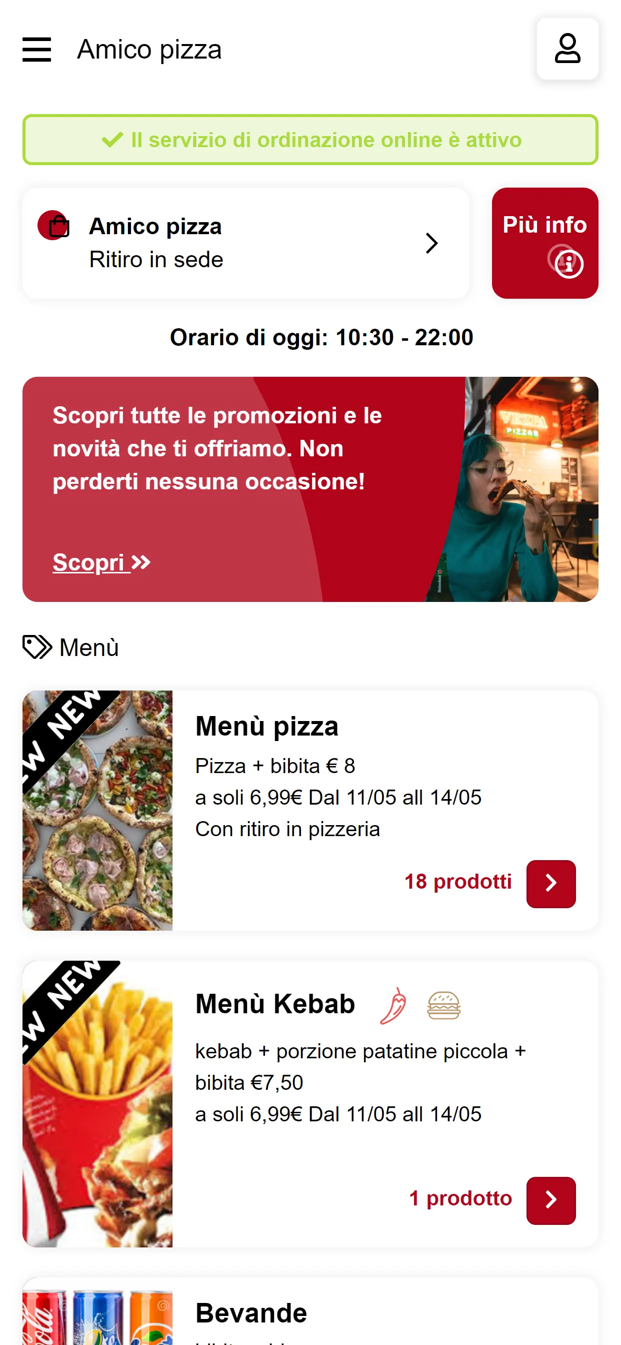 Amico Pizza | Indus Appstore | Screenshot