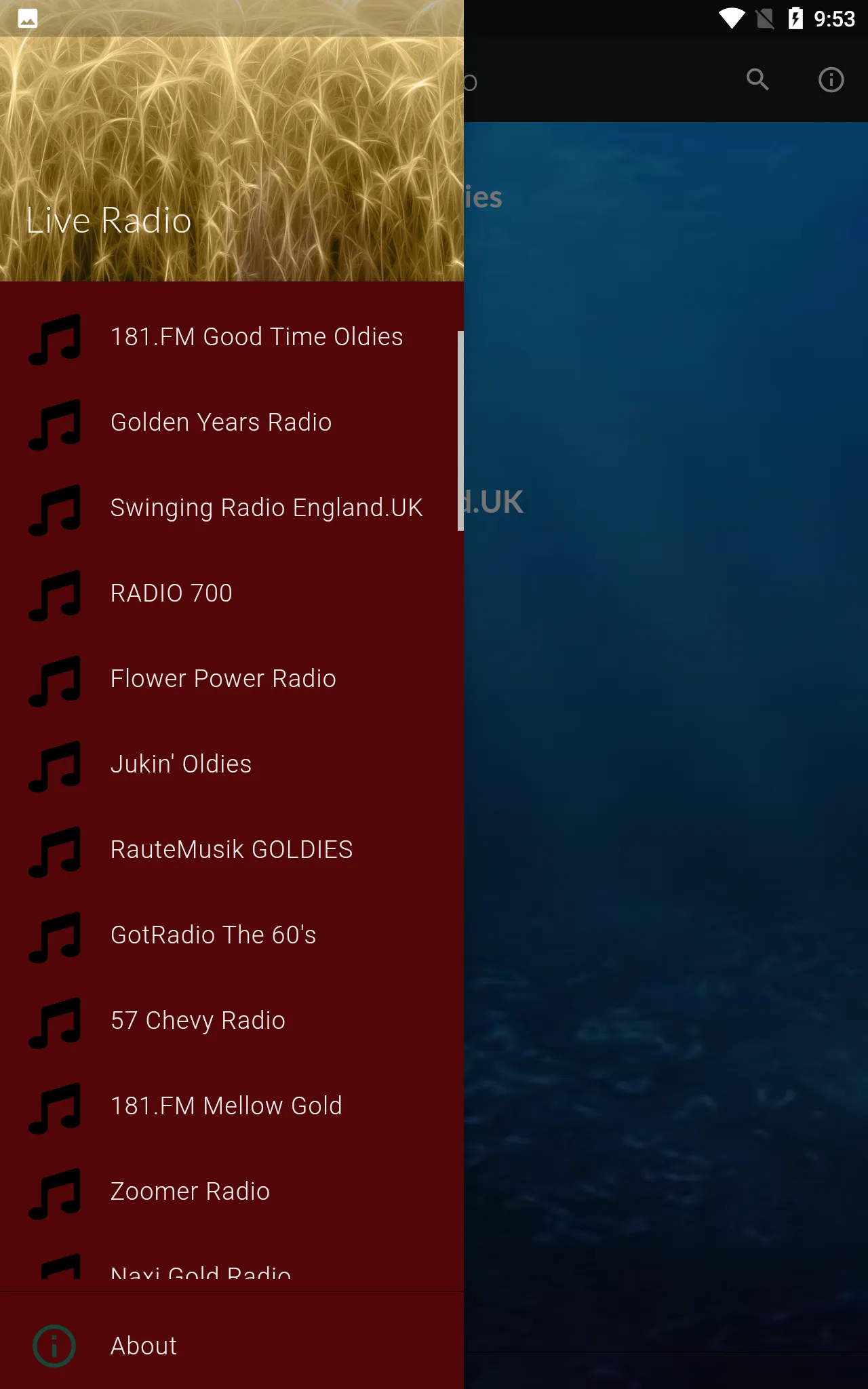 Oldies Music Radio | Indus Appstore | Screenshot