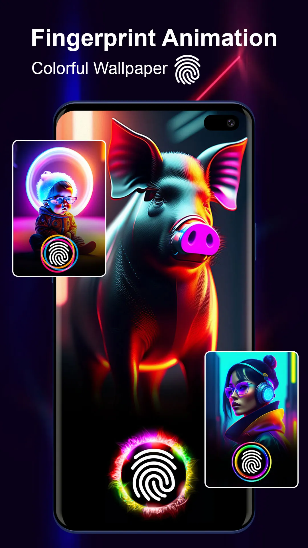 Fingerprint Animation Theme | Indus Appstore | Screenshot