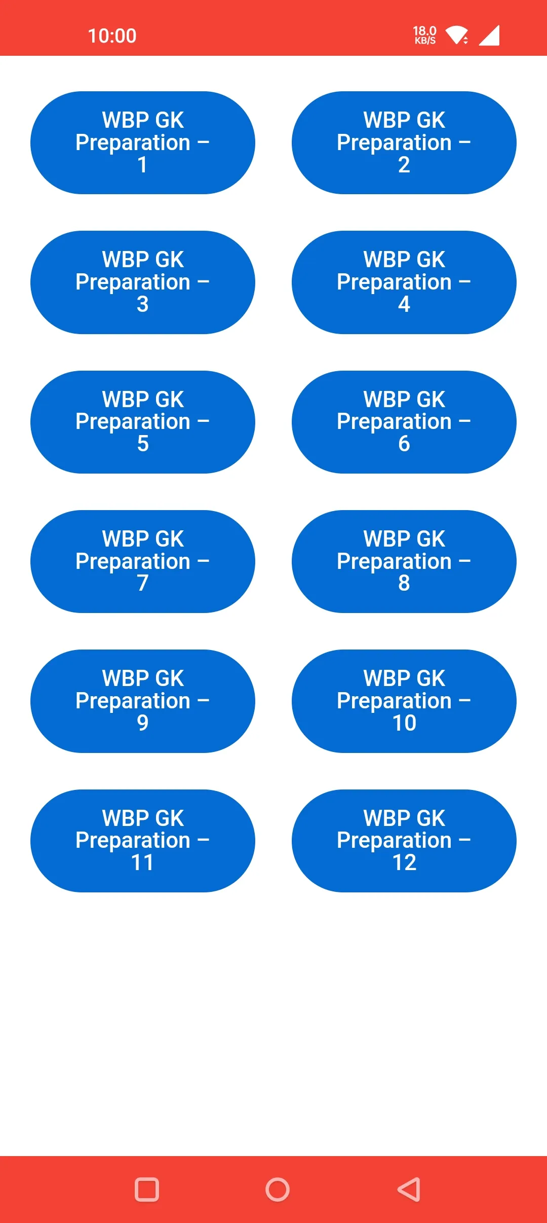 WBP Preparation 2024 | Indus Appstore | Screenshot