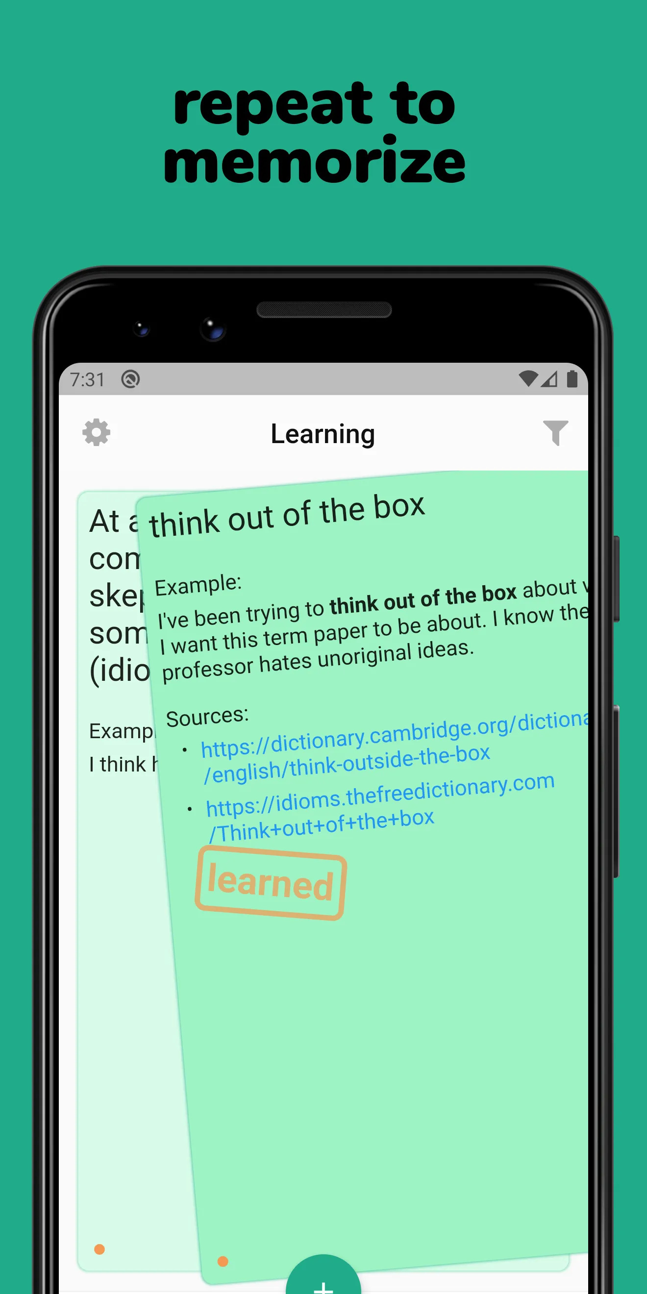 MemMe - Flashcards | Indus Appstore | Screenshot