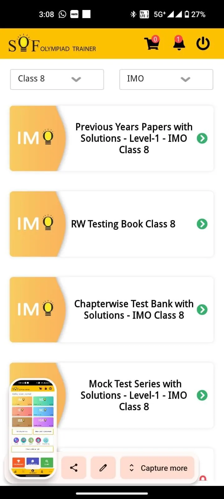 SOF Olympiad Trainer | Indus Appstore | Screenshot