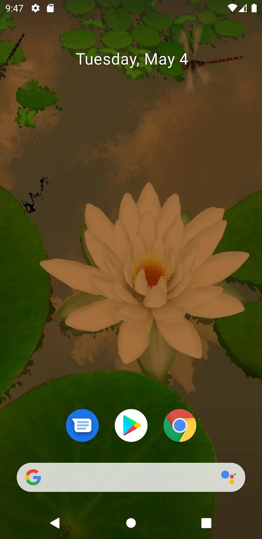 3D Lotus Pond Live Wallpaper | Indus Appstore | Screenshot