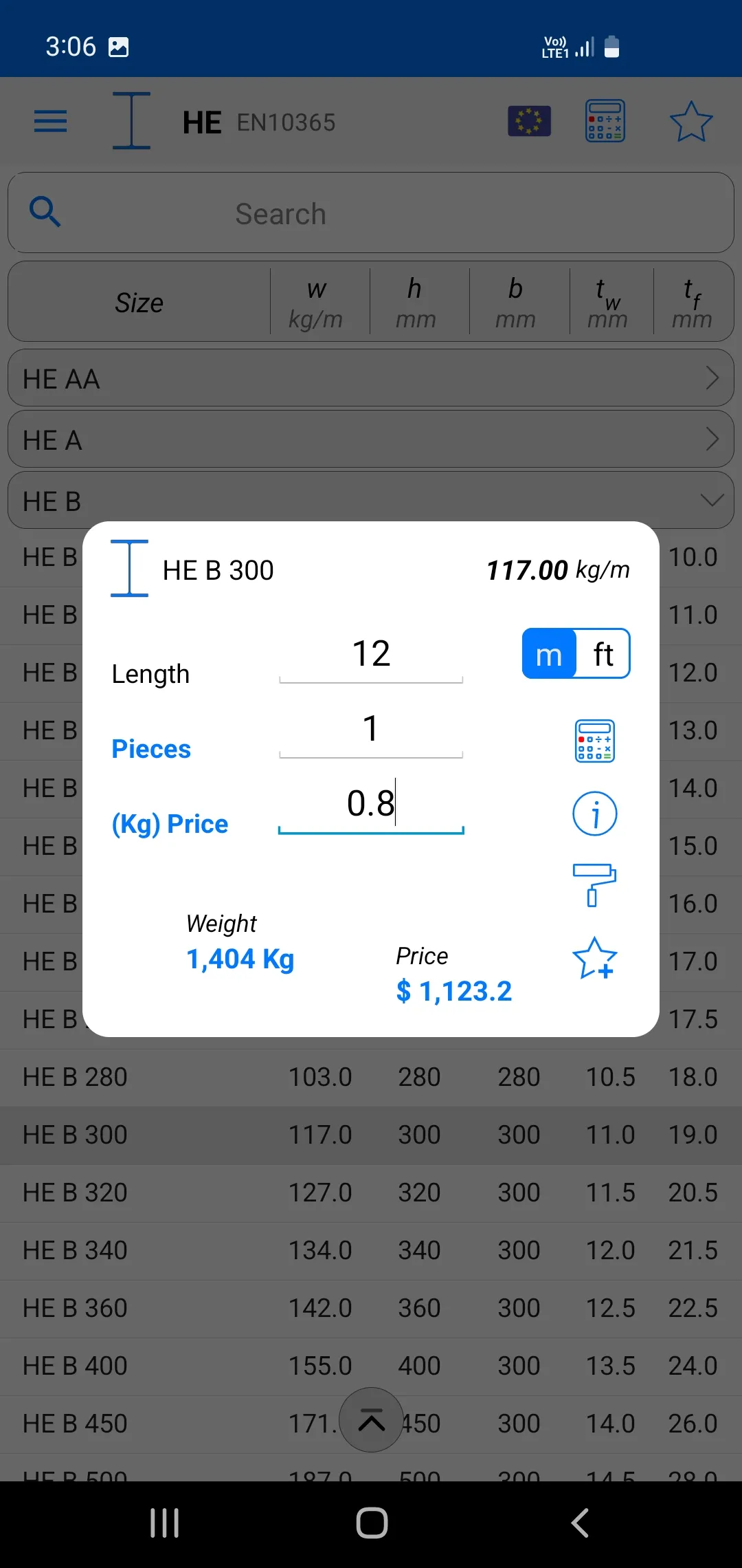 Steelyard - Metal Calculator | Indus Appstore | Screenshot