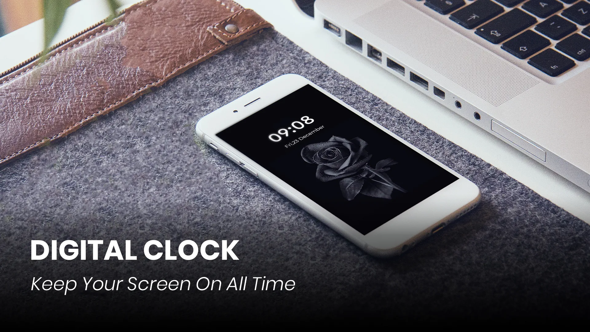 Always ON Analog Digital Clock | Indus Appstore | Screenshot