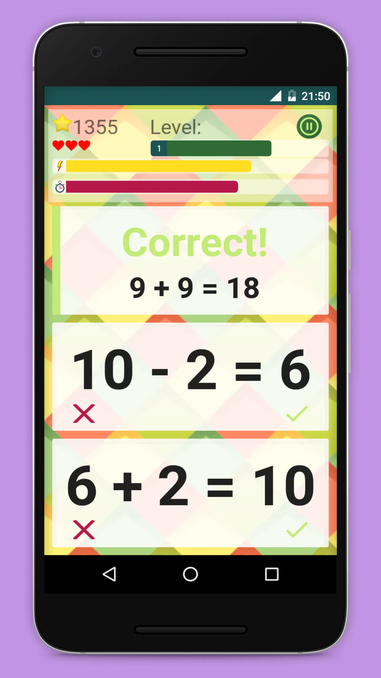 Math Game | Indus Appstore | Screenshot