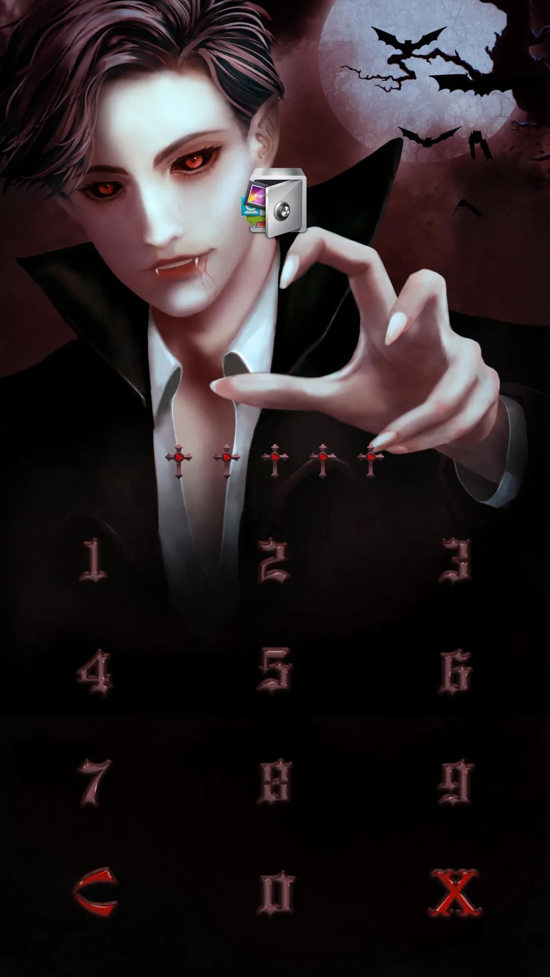 AppLock Live Theme Vampire | Indus Appstore | Screenshot