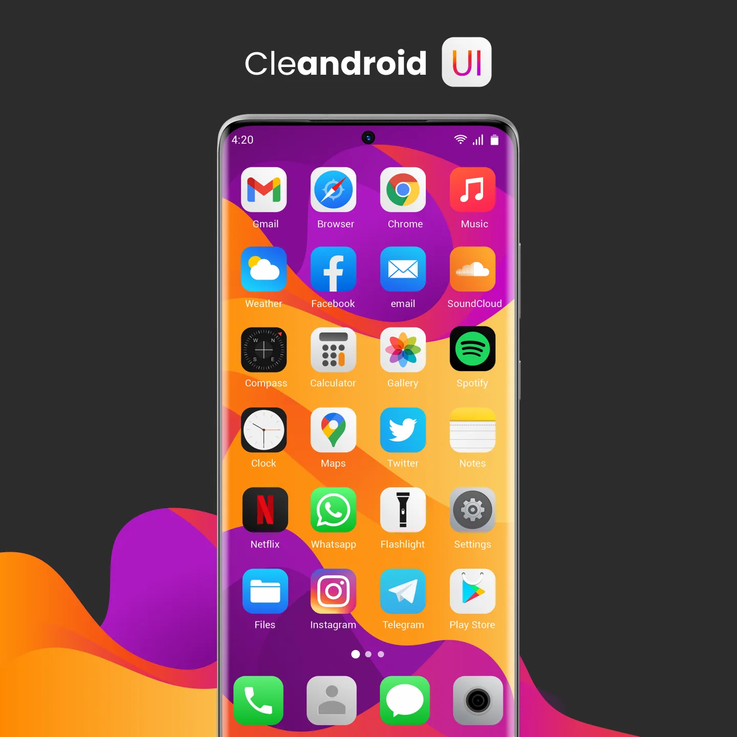 Cleandroid UI - Icon Pack | Indus Appstore | Screenshot