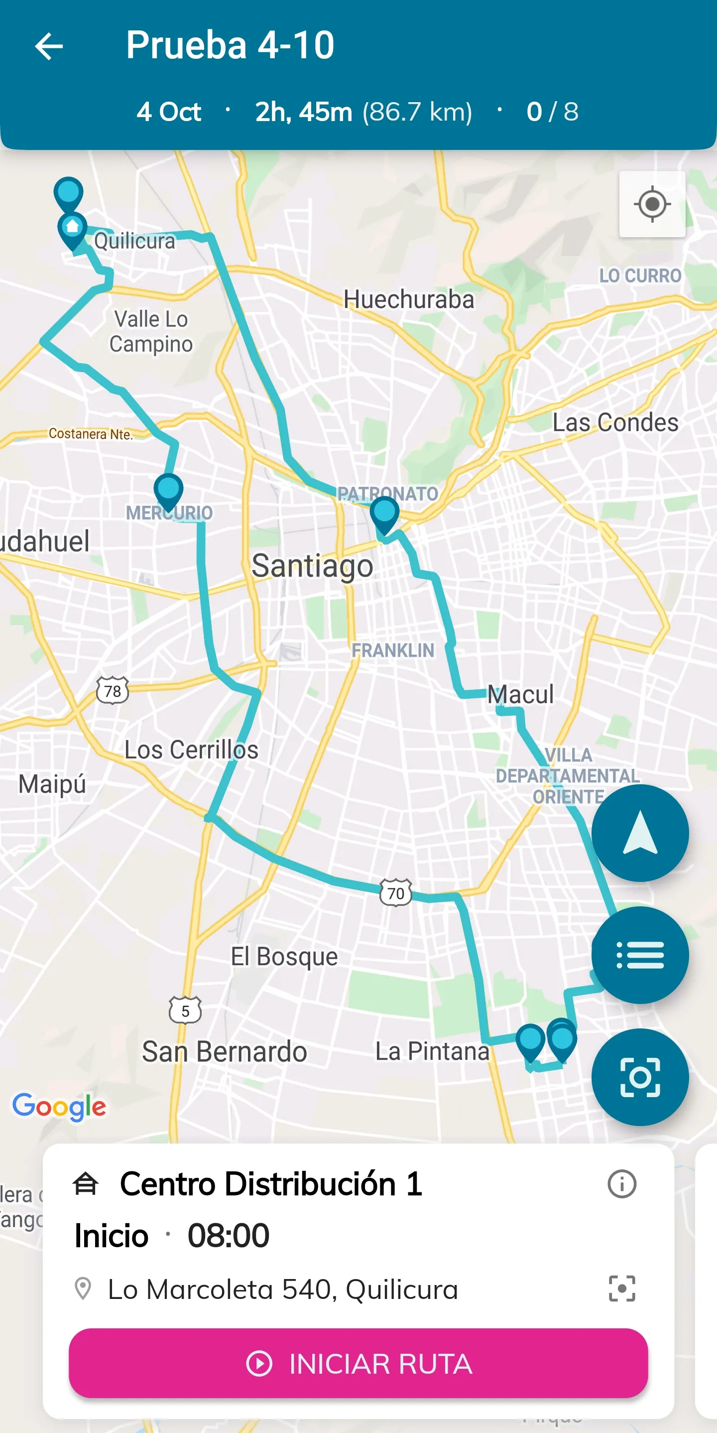 Optiroute Driver | Indus Appstore | Screenshot