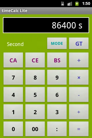 timeCalc Lite | Indus Appstore | Screenshot