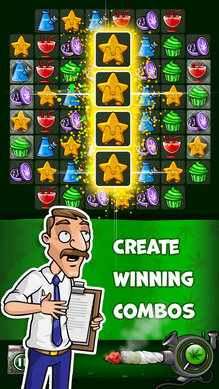 Puzzle Weed Story: "Wake&Bake" | Indus Appstore | Screenshot