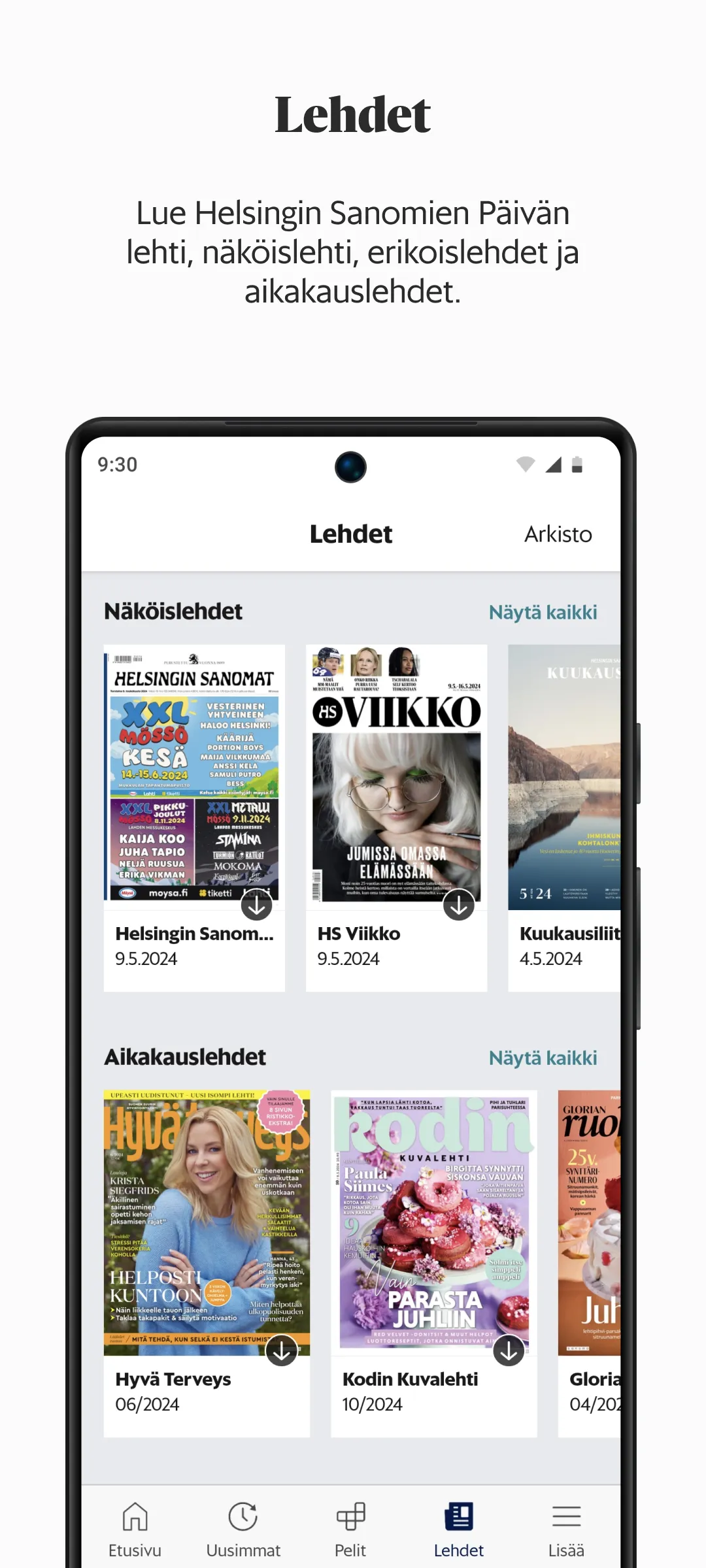 Helsingin Sanomat | Indus Appstore | Screenshot