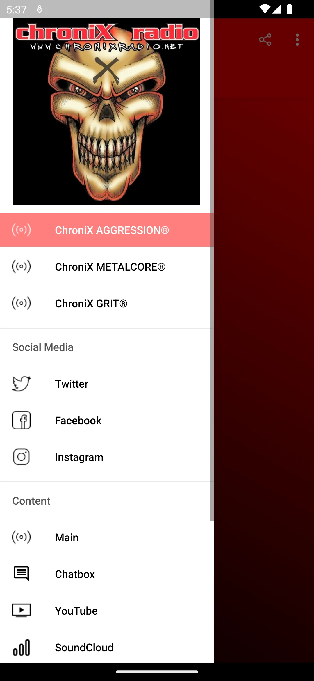 ChroniX Radio™ | Indus Appstore | Screenshot