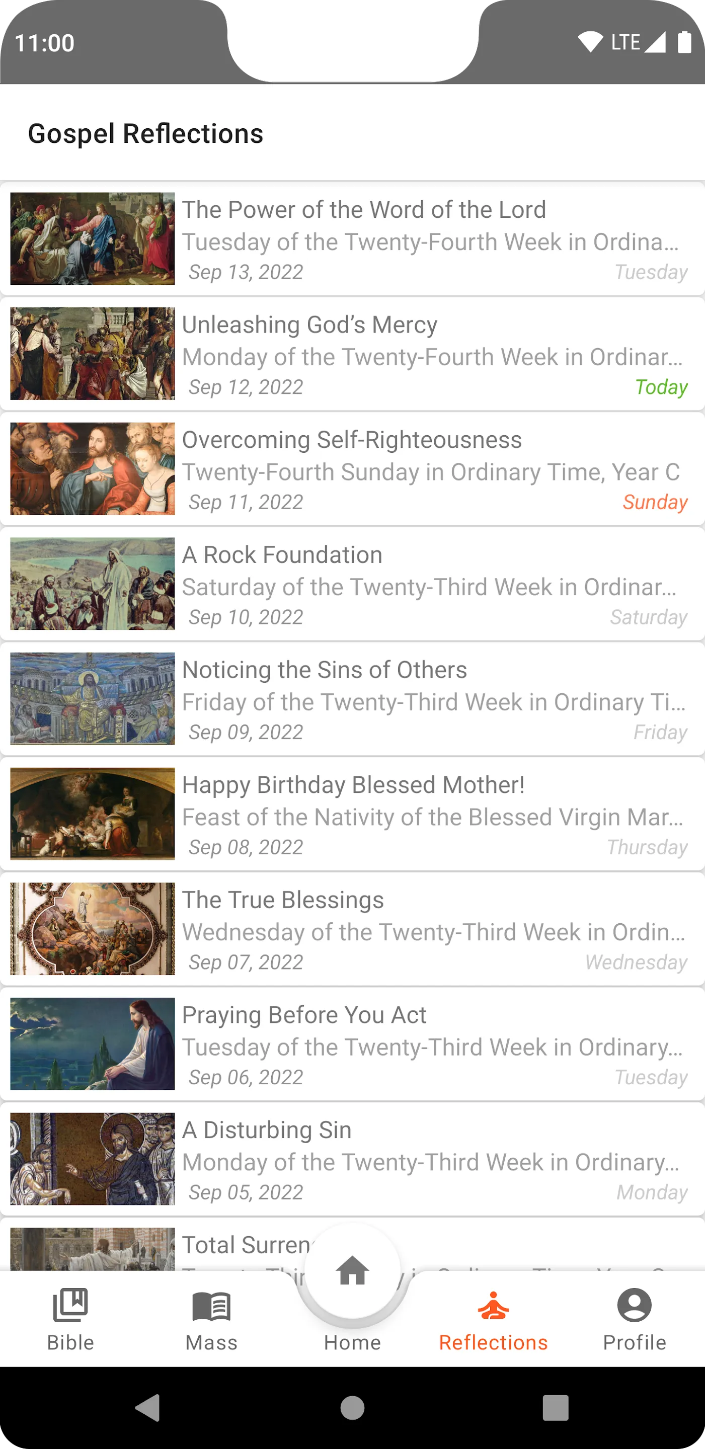 Catholic Mass Readings & Bible | Indus Appstore | Screenshot