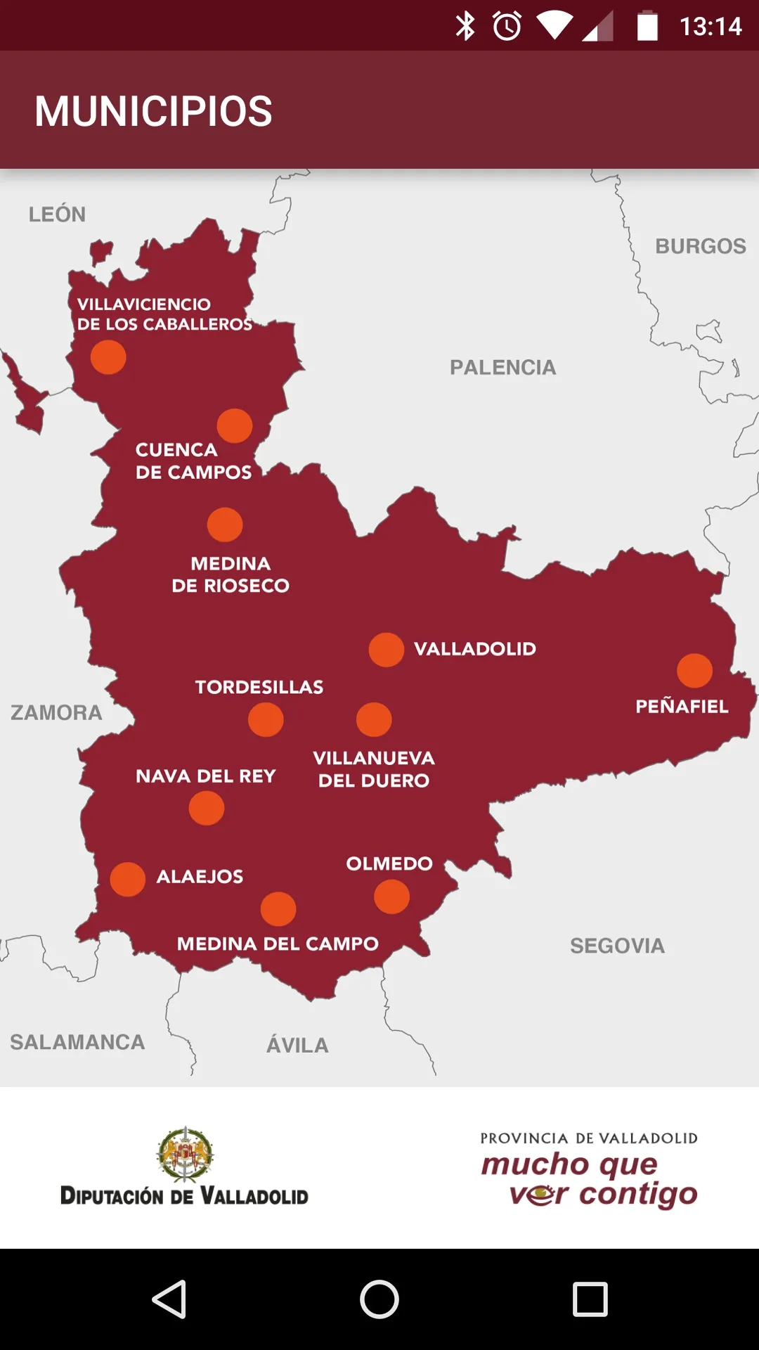 Provincia de Valladolid en Sem | Indus Appstore | Screenshot