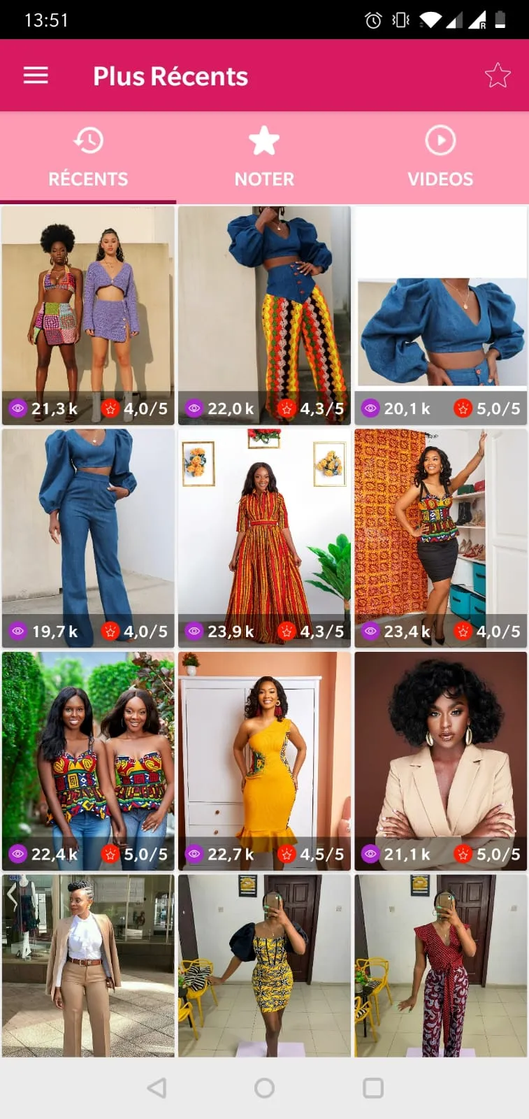 AfroMode: outfits inspiration | Indus Appstore | Screenshot