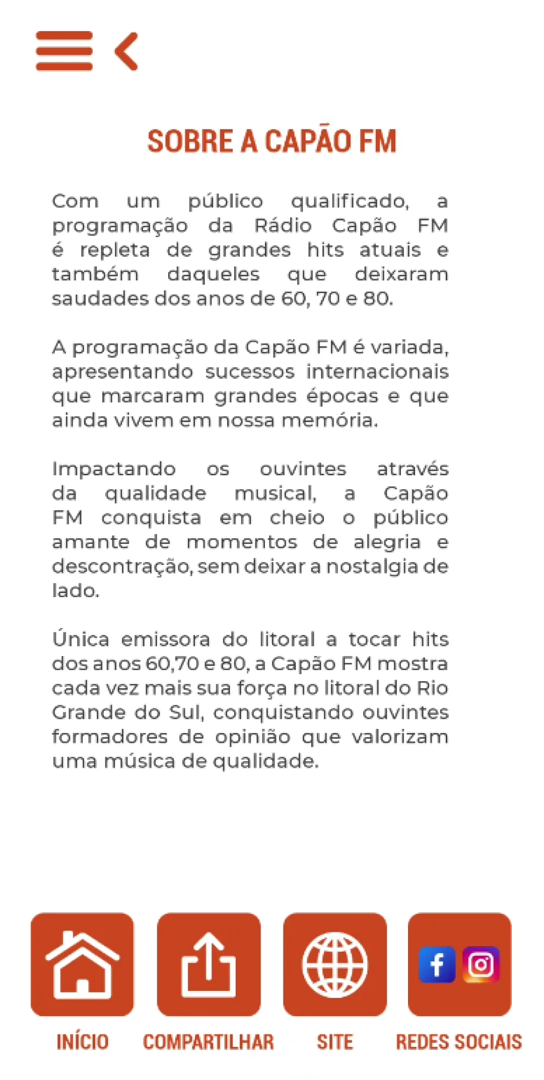 Rádio Capão FM - 90,7 FM | Indus Appstore | Screenshot