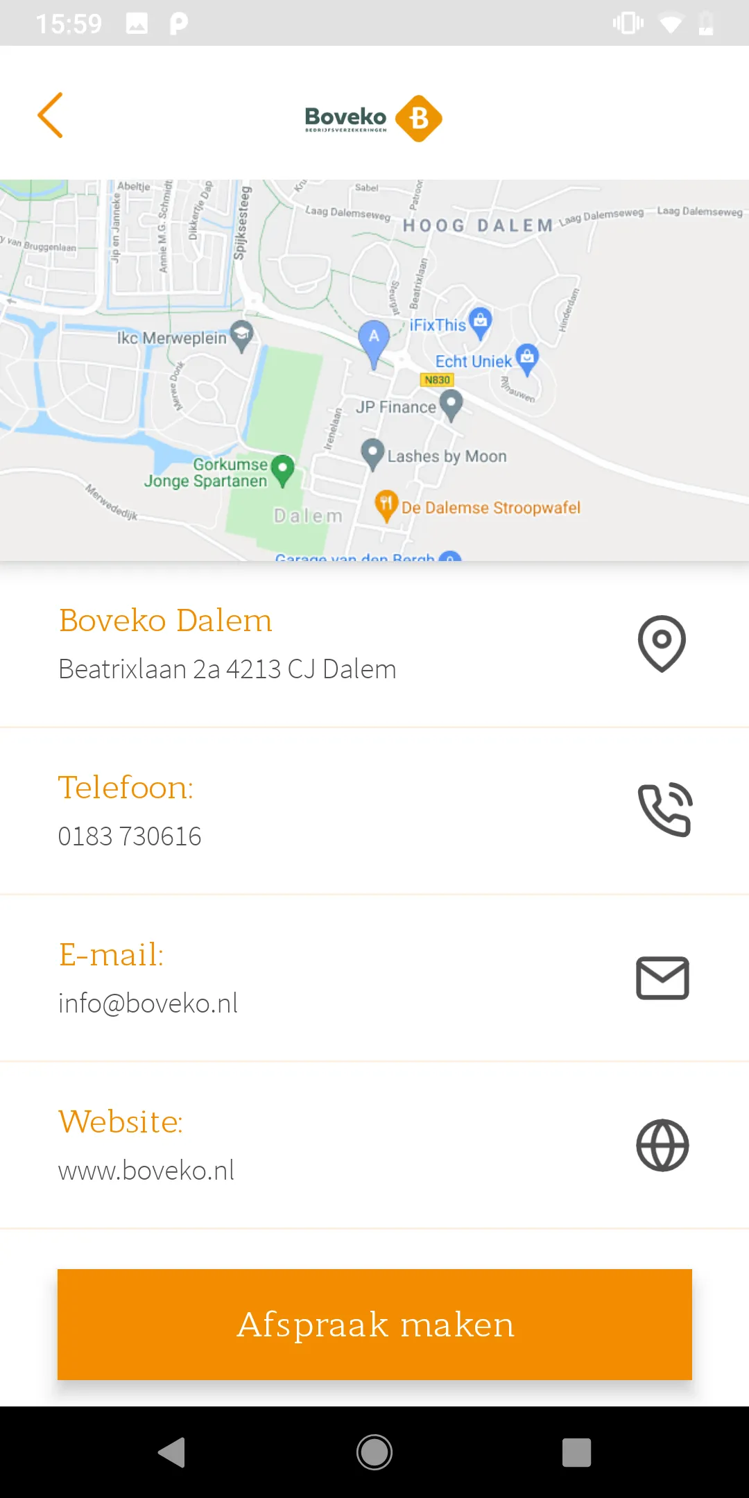 Boveko Bedrijfsverzekeringen | Indus Appstore | Screenshot