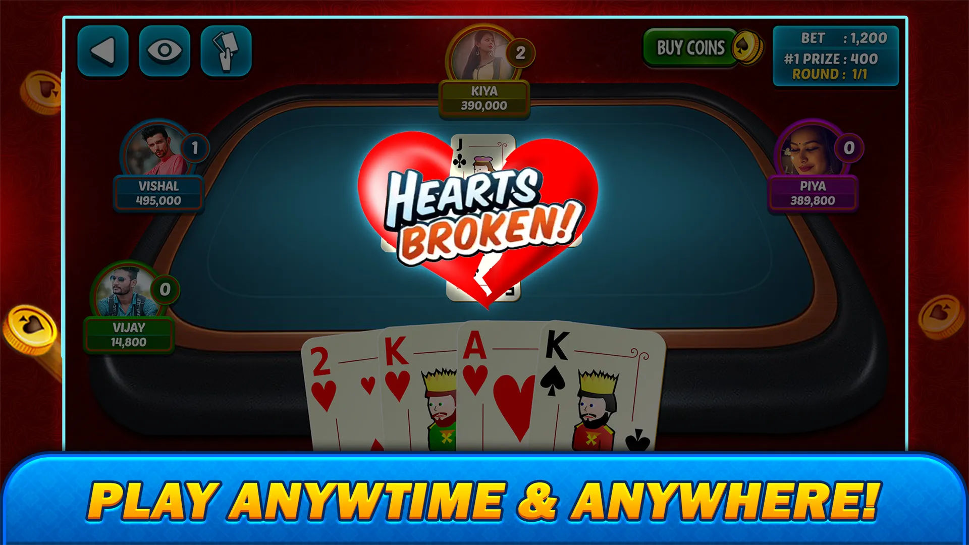 Hearts - Offline | Indus Appstore | Screenshot